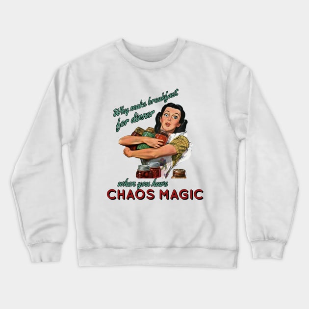 Chaos Magic Crewneck Sweatshirt by Nixart
